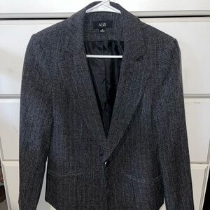AGB Gray Blazer for Women: Size 6